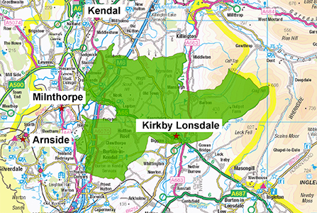 Kirkby Lonsdale Station Area 300 X 447