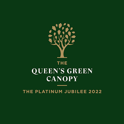 The Queen`s Green Canopy logo